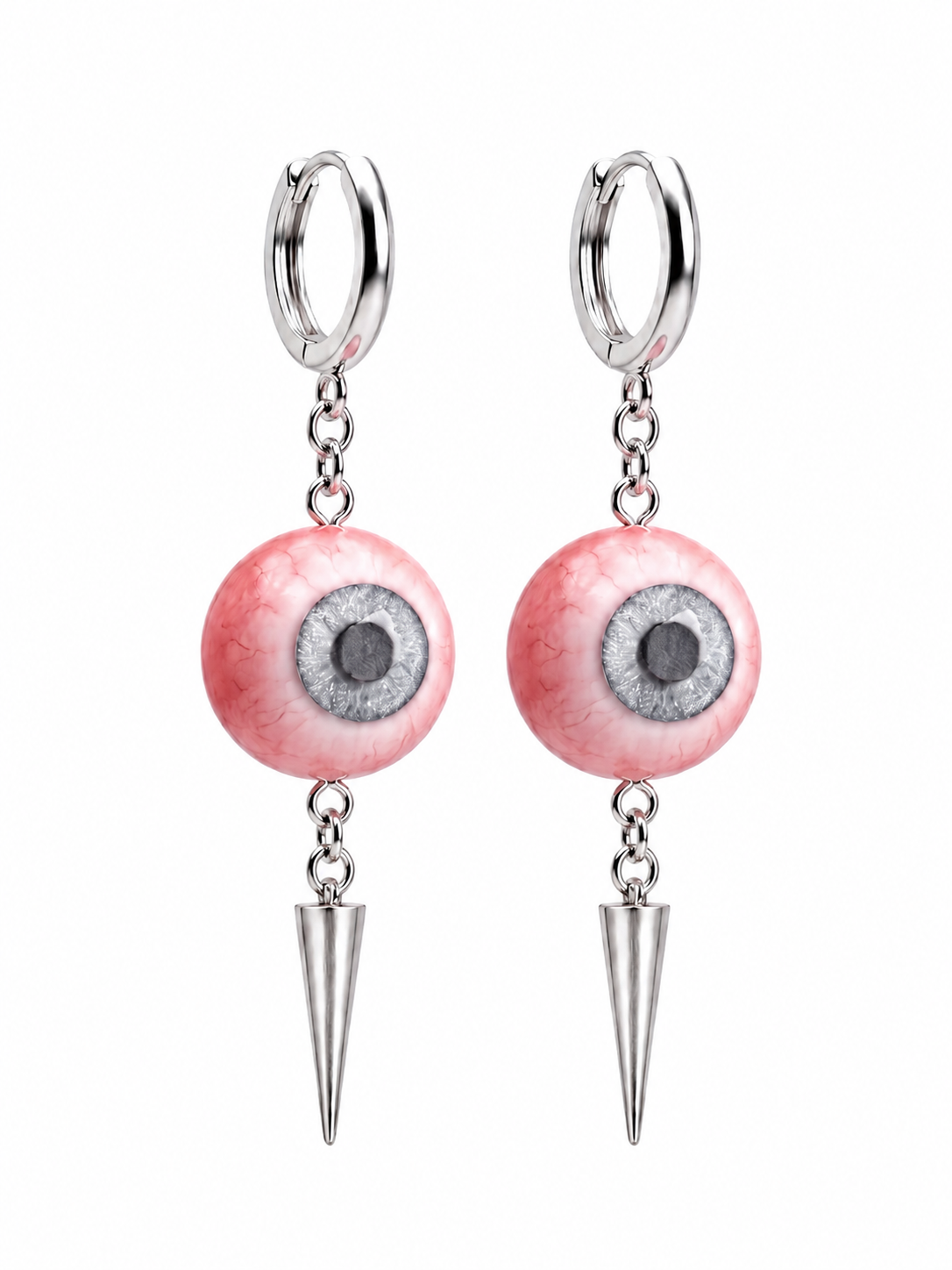 Pale Oracle Spike Earrings
