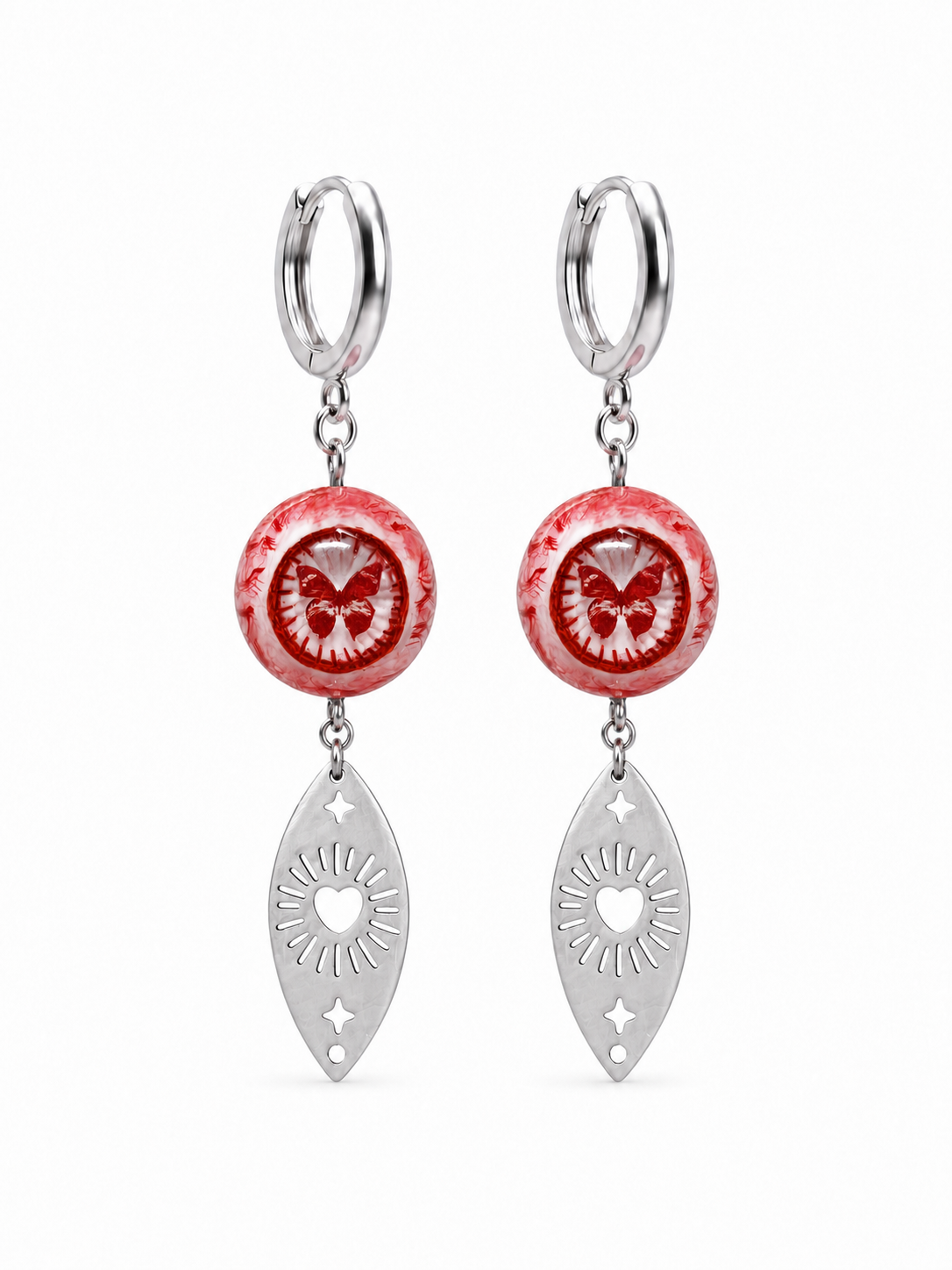 Butterfly Gaze Drop Earrings