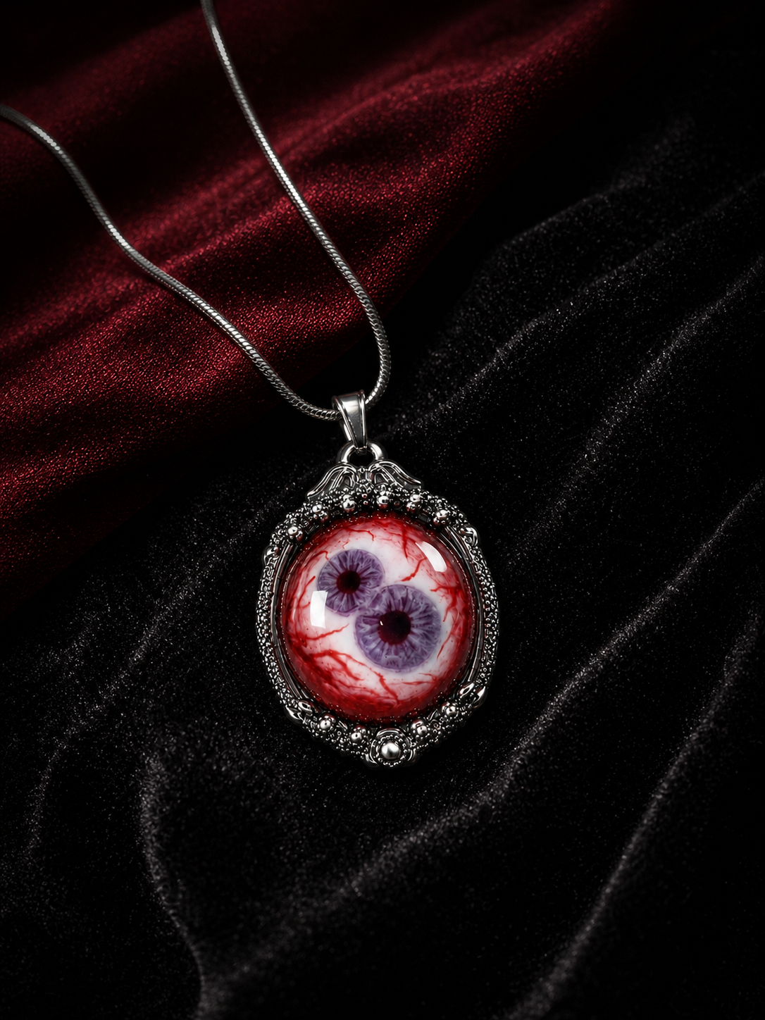 Twin Oracle Reliquary Necklace