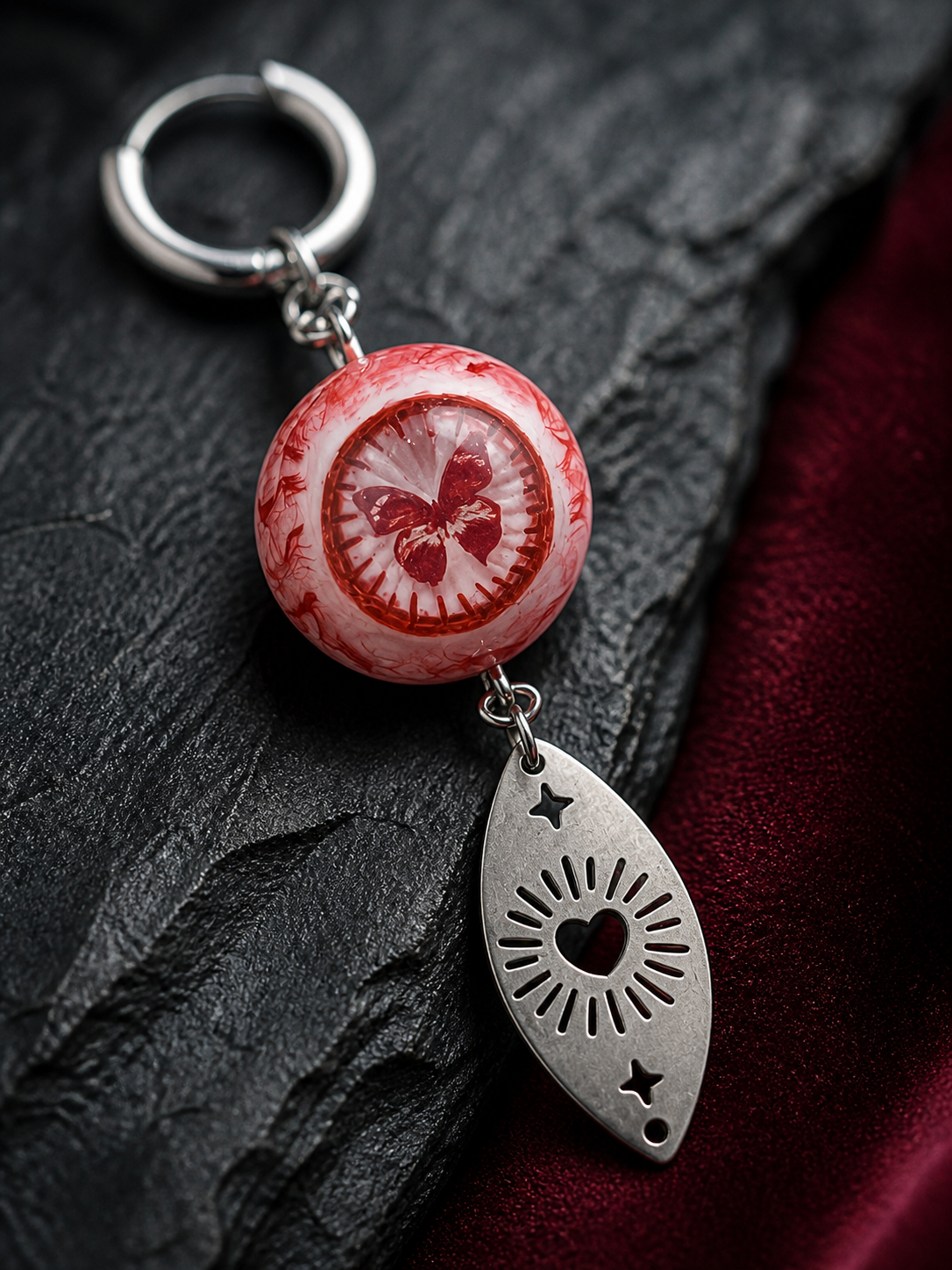 Butterfly Gaze Drop Earrings