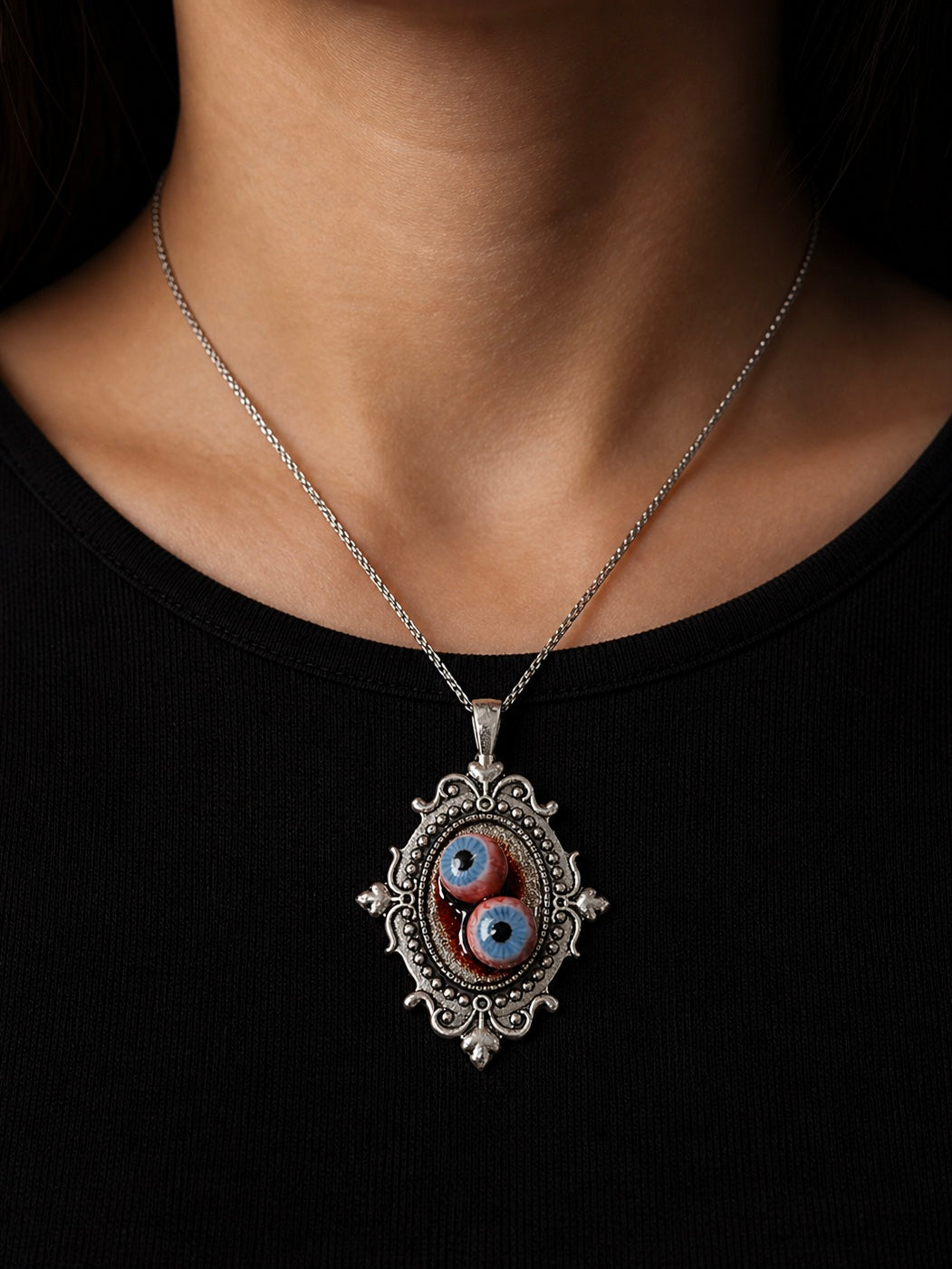 Eye Feast Reliquary Necklace